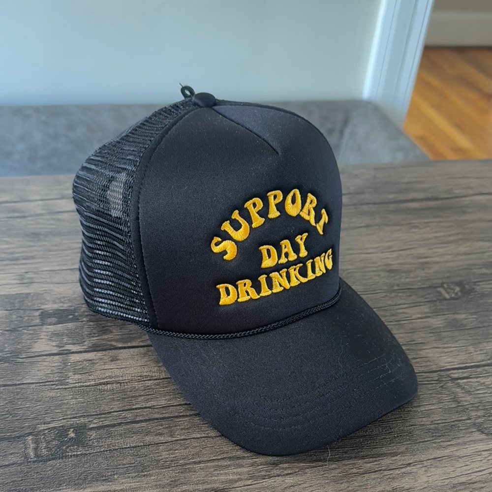 Black and Yellow Trucker Hat